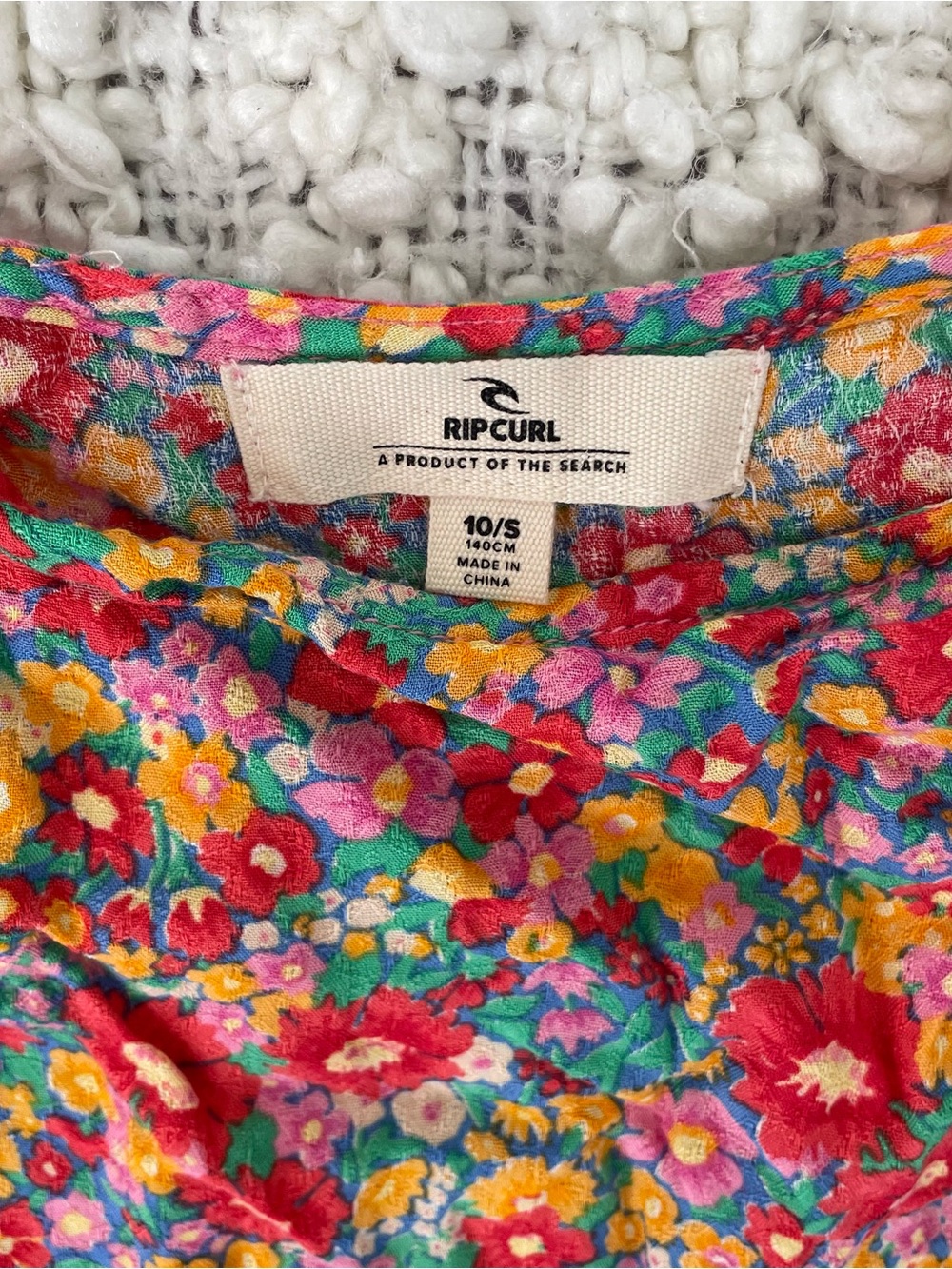 Rip Curl Red Floral Sundress Youth Size 10/S - Picture 2 of 7